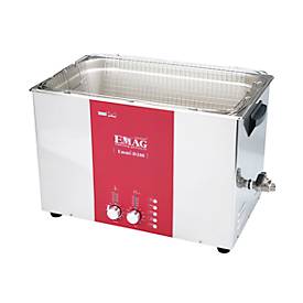 Ultraschallreiniger EMAG Emmi® D 280, Edelstahl, 28 l, Sweep & Degas, Zeitschaltuhr, Ablauf & Heizung