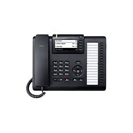 Unify OpenScape Desk Phone CP400 - VoIP-Telefon - dreiweg Anruffunktion - SIP - Schwarz
