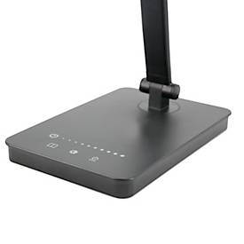 UNILUX LED-Tischleuchte NOVY, drehbar, dimmbar, mit Touchfunktion und USB-Anschluss, Aluminium/ABS-Kunststoff