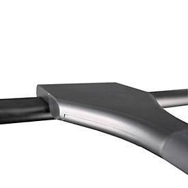 UNILUX LED-Tischleuchte Strata Base, Schwarz, 66 cm, dimmbar, Fernbedienung, USB