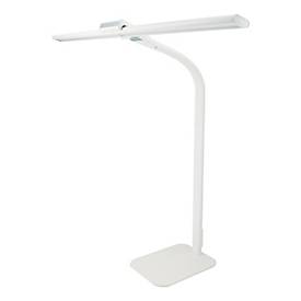 UNILUX LED-Tischleuchte Strata Base, Weiß, 66 cm, dimmbar, Fernbedienung, USB