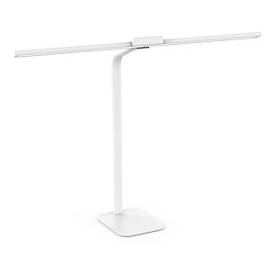 UNILUX LED-Tischleuchte Strata Base, Weiß, 66 cm, dimmbar, Fernbedienung, USB