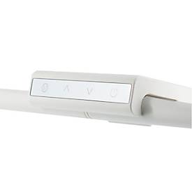 UNILUX LED-Tischleuchte Strata Base, Weiß, 66 cm, dimmbar, Fernbedienung, USB