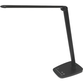 UNILUX TWISTLED Schreibtischleuchte, 2700 - 6000 K, 1558 lm, dimmbar, USB Ladefunktion, faltbar, schwarz