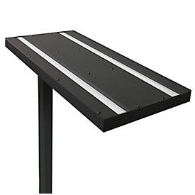 UNILUX VERSUS LED-Stehleuchte, Schwarz, 8150 Lumen, dimmbar, indirekt & direkt, Touchsteuerung