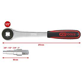 Universal-Stufenschlüssel-Satz 3/8'-1', 2-tlg