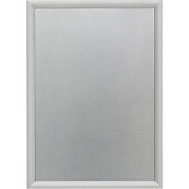 Update Display FireProtection-Klapprahmen, DIN A0, 25 mm Profil, für Wandmontage, B1-zertifizierte Schutzfolie, Aluminium, silber