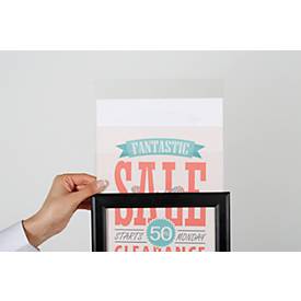 Update Display Infoständer Economy, doppelseitig, höhen- und formatverstellbar, DIN A3, doppelseitig, pulverbeschichtet, schwarz