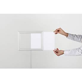 Update Display Infoständer Economy, doppelseitig, höhen- und formatverstellbar, DIN A4, doppelseitig, silber