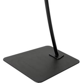 Update Display Infoständer Konkav, geschwungenes Design, pulverbeschichtet, DIN A4, schwarz