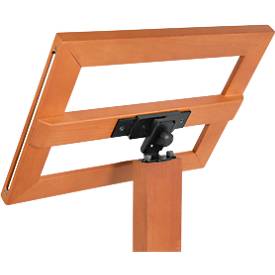 Update Display Infoständer WOOD, Buchenholz, Hoch- und Querformat, Buche, DIN A3