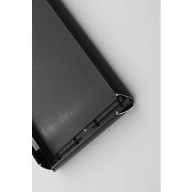 Update Display Klapprahmen Basic Frame, DIN A3, Gehrungsecke, Safe Corner, Aluminium, Wandmontage, 10er-Bundle, schwarz