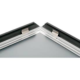 Update Display Klapprahmen HardLine, DIN A3, B 330 x T 13 x H 453 mm, flaches Profil, schneller Posterwechsel, vielseitig einsetzbar, schwarz