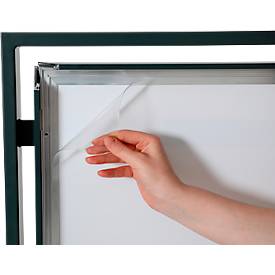 Update Display Kundenstopper SQUARE, Plakatformat DIN A1, HardLine-Klapprahmen, mobiler Plakatständer, schwarz