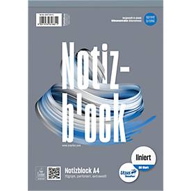 Ursus Notizblock, mikroperforiert, liniert, DIN A4
