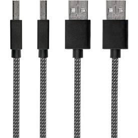 USB 2.0 Lade/-Datenkabel Good Connections, für iPhone/iPad/iPod, MFI-zertifiziert, USB-A an Lightning-Stecker, 12 W, bis 480 Mbit/s, Länge 0,5 m, schwarz