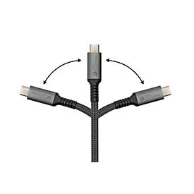 USB 2.0 Lade/-Datenkabel Good Connections, USB-C an USB-C, Leistung 240 W, bis 480 Mbit/s, Länge 0,5 m, schwarz