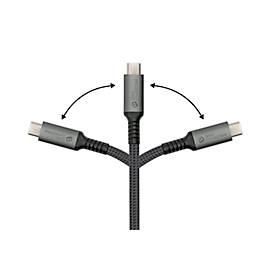 USB 2.0 Lade/-Datenkabel Good Connections, USB-C an USB-C, Leistung 240 W, bis 480 Mbit/s, Länge 3 m, schwarz