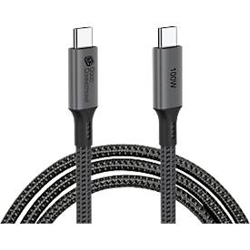 USB 4.0 Lade/-Datenkabel Good Connections, USB-C an USB-C, Leistung 100 W, bis 20 Gbit/s, Länge 1,8 m, schwarz