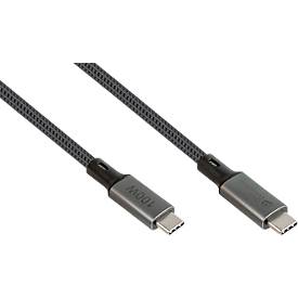 USB 4.0 Lade/-Datenkabel Good Connections, USB-C an USB-C, Leistung 100 W, bis 20 Gbit/s, Länge 1,8 m, schwarz