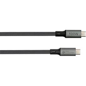 USB 4.0 Lade/-Datenkabel Good Connections, USB-C an USB-C, Leistung 100 W, bis 20 Gbit/s, Länge 1,8 m, schwarz