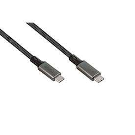 USB 4.0 Lade/-Datenkabel Good Connections, USB-C an USB-C, Leistung 100 W, bis 20 Gbit/s, Länge 1 m, schwarz