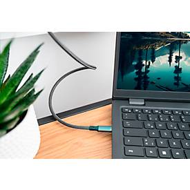 USB 4.0 Lade/-Datenkabel Good Connections, USB-C an USB-C, Leistung 100 W, bis 20 Gbit/s, Länge 1 m, schwarz