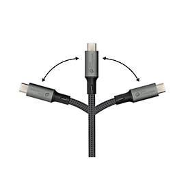 USB 4.0 Lade/-Datenkabel Good Connections, USB-C an USB-C, Leistung 100 W, bis 20 Gbit/s, Länge 1 m, schwarz
