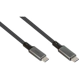 USB 4.0 Lade/-Datenkabel Good Connections, USB-C an USB-C, Leistung 240 W, bis 40 Gbit/s, Länge 0,5 m, schwarz