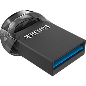 USB Flash Laufwerk SanDisk Ultra Fit USB 3.1, kompatibel mit USB 2.0/3.0, Passwortschutz, 32 GB