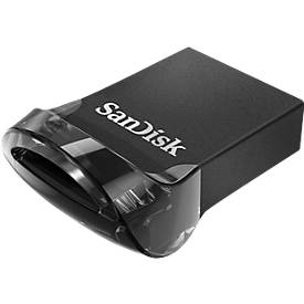 USB Flash Laufwerk SanDisk Ultra Fit USB 3.1, kompatibel mit USB 2.0/3.0, Passwortschutz, 64 GB