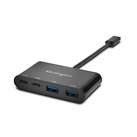 USB Hub Kensington CH1000 K39124EU, 2 USB-A & 2 USB-C Anschlüsse, 5 GBit/s, schwarz
