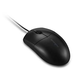 USB-Maus Kensington Pro Fit® K70315WW, kabelgebunden, für Links- & Rechtshänder, 2 Tasten & Scrollrad, 1600 dpi, wasserdicht, abwaschbar, schwarz