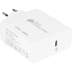 USB-Schnellladegerät Good Connections, mit GaN-Technologie, 1er-Port mit 1 x USB-C, Leistung 140 W, inkl. Ladekabel, wei