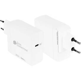 USB-Schnellladegerät Good Connections, mit GaN-Technologie, 1er-Port mit 1 x USB-C, Leistung 140 W, inkl. Ladekabel, weiß