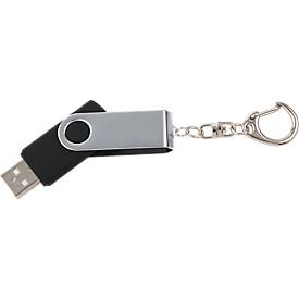 USB-Stick Rotation 3.0, bis zu 4,8 GB/s, duplexfähig, mit Schlüsselkette & Karabinerhaken, 64 GB Speicherkapazität