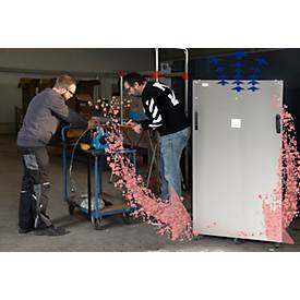 UV-C Luftreiniger Flatlift XXL, mit Rollen, Edelstahl, B 813 x T 813 x H 1600 mm, bis 7960 m³/h, für Raumgrößen bis 1500 m²