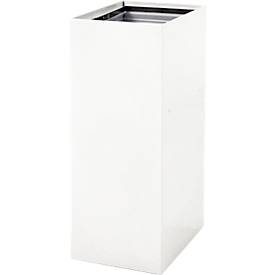 V-Part Modulares Abfalltrennsystem, 60 Liter, pulverbeschichteter Stahl, B 263 x T 335 x H 700 mm, weiß