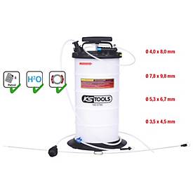Vakuum-Absaugpumpe 9,5 Liter inklusive 4 Sonden