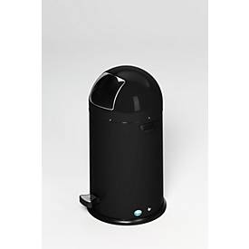 VAR Müllsackständer, 22 l, mit Fußpedal, schwarz