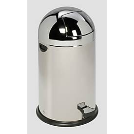 VAR Müllsackständer, Edelstahl, 40 l, mit Fußpedal
