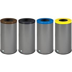 VAR Müllsackständer WSG 70, 4-fach Sortierung, 280 l Gesamtvolumen, Aluminium-Griff, 29 kg