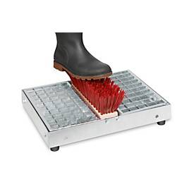 VAR Schuhreiniger S3 mit Gitterrost, Metallgehäuse, Kunstleder