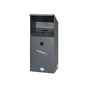 VAR Wandascher EZS 1, Inhalt 3,7 l, Stahl-Inneneimer, Gewicht 3,5 kg, eisenglimmer beschichtet