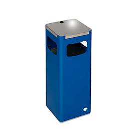 VAR Wertstoffsammelgerät WSG 25R, 22 l, Stahl-Inneneimer, Metallgriff, blau