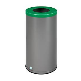 VAR Wertstoffsammelgerät WSG 70, 70 l, Aluminium-Griff, 8 kg, freistehend, smaragdgrün RAL 6001