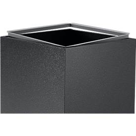 VAR Wertstoffsammelgerät WSG 85 E, 85 L, verzinktes Stahlblech, pulverbeschichtet, selbstschließend, blau