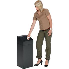 VAR Wertstoffsammler, Inhalt 76 Liter, antiksilber