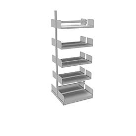 Variabo Freiarmregal, Anbaufeld, doppelseitig, 250 mm Fachtiefe, 750 x 2000 mm
