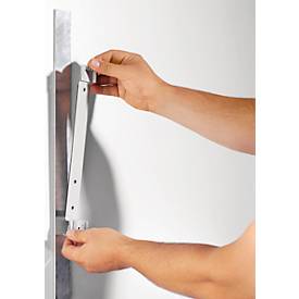 VARIO® WALL 5 Wandhalter-SET ink. Sichttafeln, blau